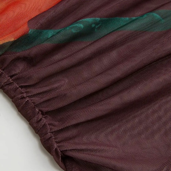 Colorful Mesh Top - Picture 2 of 2